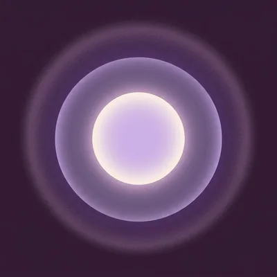 4-7-8 Breathing tile — glowing ring on deep indigo.